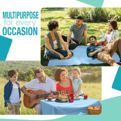 40 In. x 100 Ft. Light Blue Table Roll