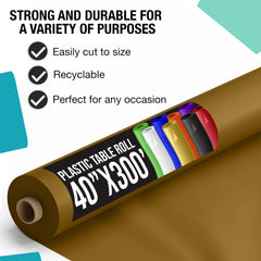 40 In. x 300 Ft. Premium Gold Table Roll | Case of 4