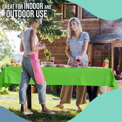 40 In. x 300 Ft. Premium Lime Green Table Roll | Case of 4