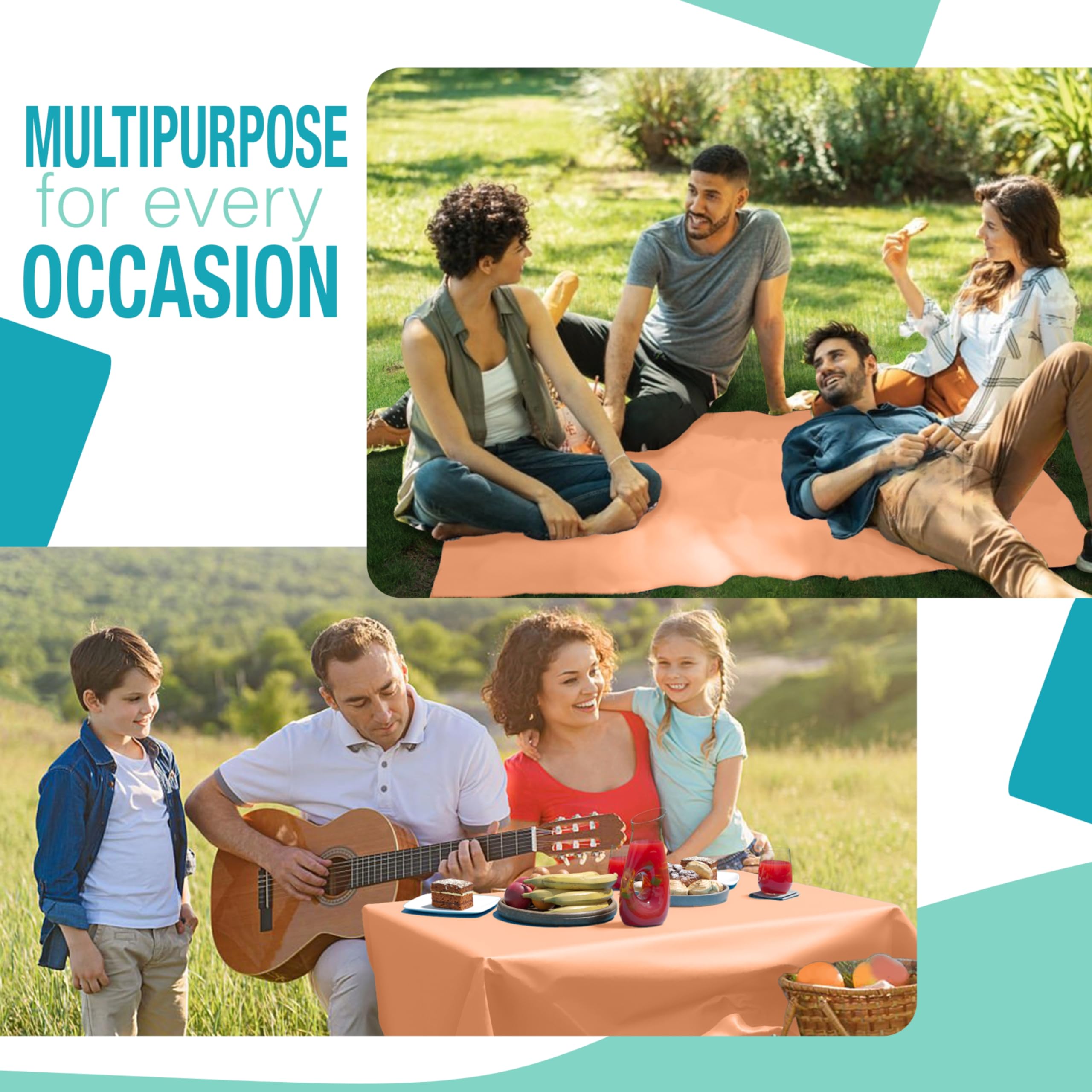 40 In. x 300 Ft. Premium Peach Table Roll