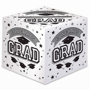 Graduation Card Holder Box - White, 12 Inches