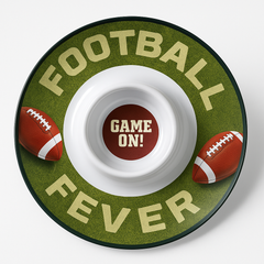 Game On Football Chip & Dip Tray