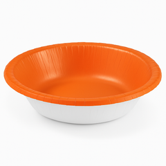Vibrant Orange 20oz Paper Bowls - Pack of 20