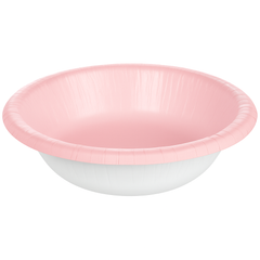 Elegant Rose Pink 20 oz. Paper Bowls