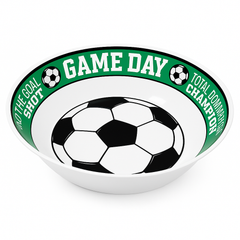 Soccer "Game Day" Melamine Serving Bowl - 13" Reusable Sports Party Accessory