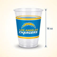 Los Angeles Chargers 16 oz. Plastic Cups - 25 Pack