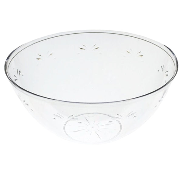 12 In. Clear Round Salad Bowl - 160 oz