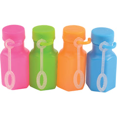 Neon Party Favor Bubbles - 12 Count