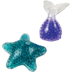 Squashy Mermaid Tails & Starfish - 12 Count
