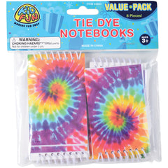 Tie Dye Notebooks/8 Per Pkg - 8 Count