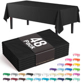 Black Plastic Table Cover | Case of 48