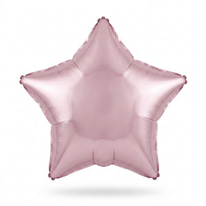Blush Pink Satin Star Foil Balloon - 18 Inch