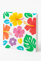 Vibrant Summer Hibiscus Luncheon Napkins