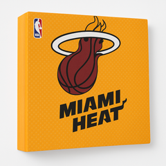 Miami Heat NBA Luncheon Napkins - 6.5 In. x 6.5 In. - Sports Party Supplies