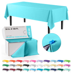 54 In. x 100 Ft. Cut To Size Table Roll | Light Blue
