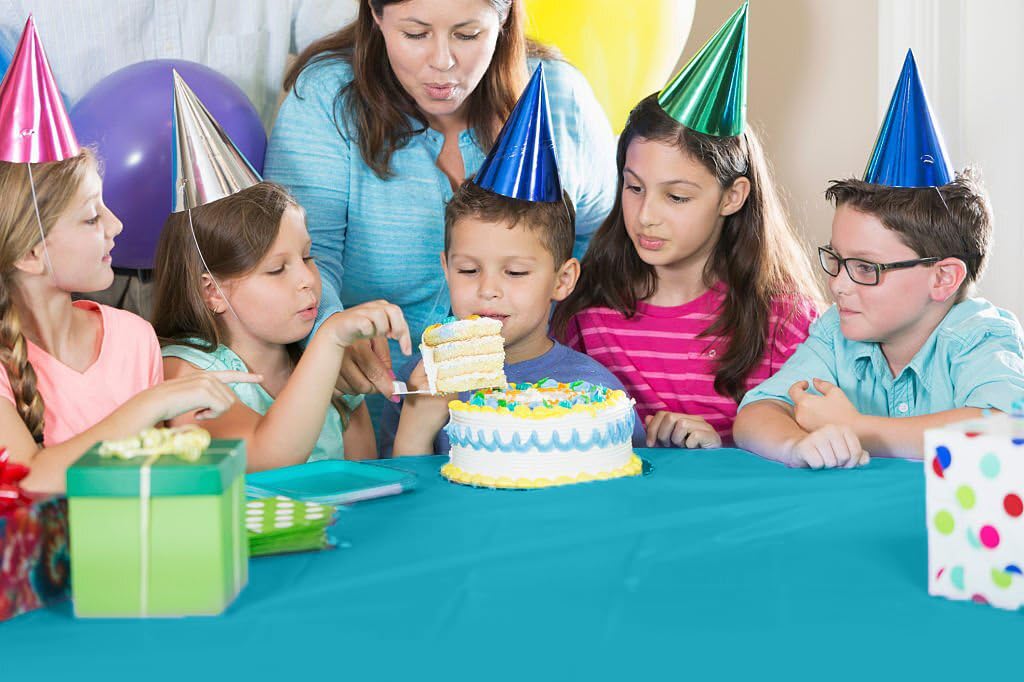 54 In. x 100 Ft. Cut To Size Table Roll | Turquoise