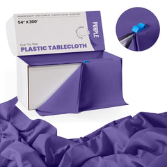 54 In. x 300 Ft. Cut To Size Table Roll | Purple | Case of 4
