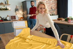 54 In. x 300 Ft. Cut To Size Table Roll | Yellow | Case of 4