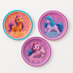 My Little Pony 7" Round Paper Plates - 8 Pack