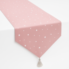 Baby's First Birthday Starry Polyester Table Runner