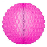 14 In. Cerise Paper Puff Globe