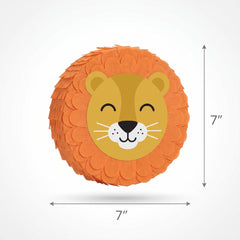 Get Wild Lion Mini Piñata Birthday Decoration
