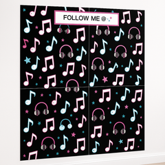Internet Famous Music Note Scene Setter Decoration Kit