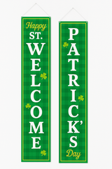 St. Patrick's Day Welcome Banner for Front Door