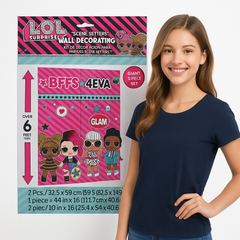 LOL Surprise! "BFFs 4Eva" Scene Setter Wall Decorating Kit for Kids' Birthday Party