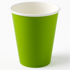 Kiwi Green 12oz Paper Cups