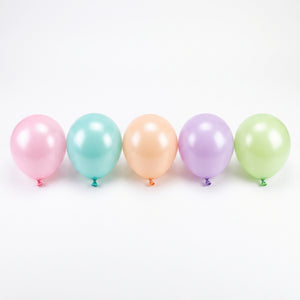 Sorbet Pastel Latex Balloons, 5-Inch, Assorted Colors, 25-Pack