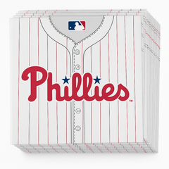 Philadelphia Phillies MLB Luncheon Napkins - 6.5 In. X 6.5 In.