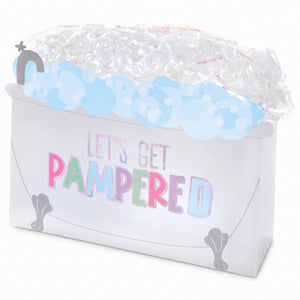 Spa Party "Let's Get Pampered" Favor Containers