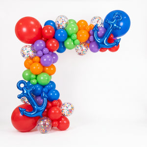 Vibrant Rainbow Balloon Garland Kit