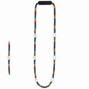 Rainbow Light-Up Bead Necklace