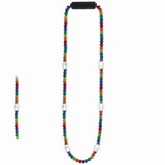 Rainbow Light-Up Bead Necklace