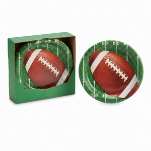 Game Day Oval Paper Plates - 12" (Case of 10)