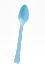 Heavyweight Pastel Blue Plastic Spoon