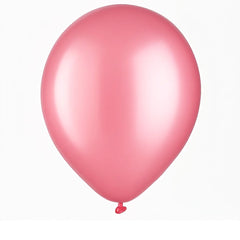 12" New Pink Pearl Latex Balloons - 72 Pack