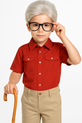 100th Day of School Grandpa Wig for Kids