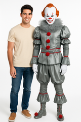 Men's Pennywise Tattered Clown Costume with Mask - IT Chapter 2