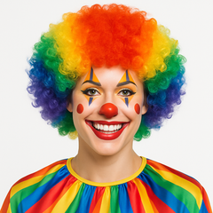 Jumbo Clown Costume Wig