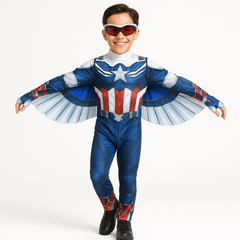 Marvel Falcon & Winter Soldier Captain America Costume for Boys