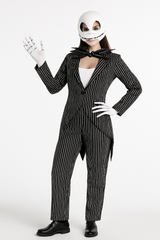 Jack Skellington Deluxe Halloween Costume for Adults