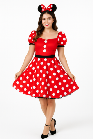 Disney Minnie Mouse Classic Women's Halloween Costume - Adult 2XL