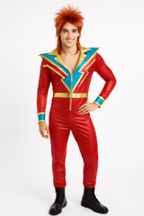 Men's Glam Rock Jumpsuit Costume - S/M
