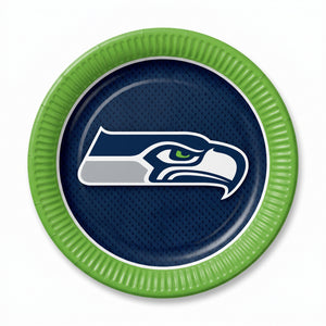 Seattle Seahawks 9" Round Paper Plates