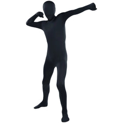 Kids' Black Head-to-Toe Halloween Costume Suit