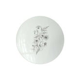 8" Dandelion Bloom Design Plastic Plates (10)
