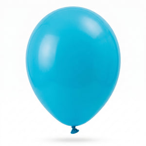Caribbean Blue Mini Latex Balloons - 5" | 50 Pack